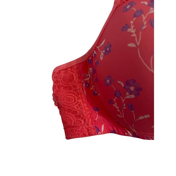 Woman Within Comfort Choice New Women's Size 46C Wireless Full Coverage Pink Bra - Picture 5 of 12